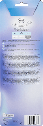 Ulošci za sportsku obuću sa aktivnim ugljem, beli, veličina 40-41, 1 par Balea