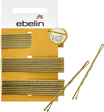 Wsuwki do włosów długie koloru złotego ebelin