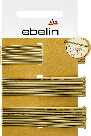 Haarschieber lang Gold-Optik ebelin