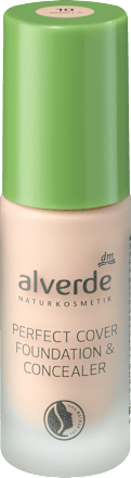 Foundation & Concealer Perfect Cover 10 Vanilla alverde NATURKOSMETIK