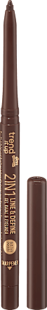 2in1 géles szemceruza és szemhéjtus Line & Define - Nr. 030 Dark Brown trend !t up