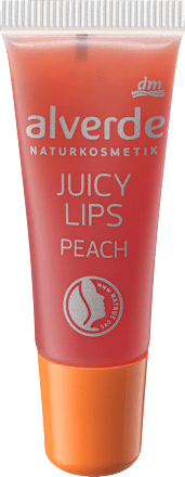 Lipgloss Juicy Lips Peach alverde NATURKOSMETIK