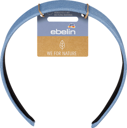 Haarreif aus recyceltem Denim ebelin