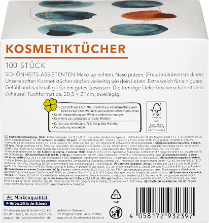 Chusteczki kosmetyczne Box Design ebelin