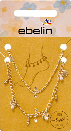 Fußketten Gold-Optik ebelin