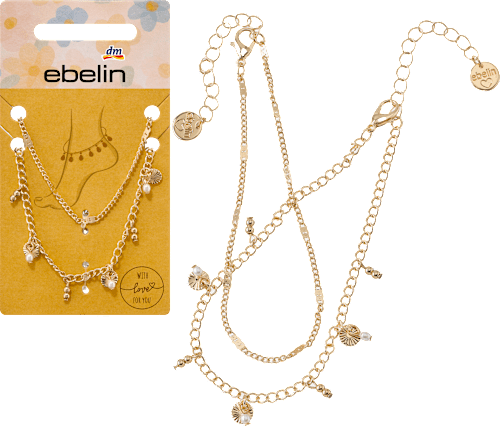 Fußketten Gold-Optik ebelin