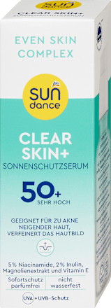Fényvédő szérum Clear Skin+, FF50+ nagyon magas fényvédelemmel SUNDANCE