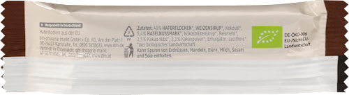 Bio muesli rezina s koščki kakava dmBio