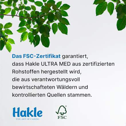 Feuchtes Toilettenpapier ultra med Hakle