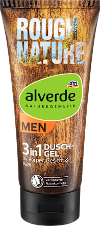 Duschgel Rough Nature 3in1 alverde MEN
