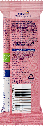 Batonik owocowy jabłko-wiśnia 1+ babylove