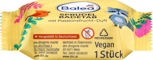 Šumivá prísada do kúpeľa s ovocnou vôňou Balea