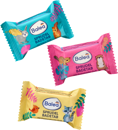 koupelová tableta s ovocnou vůní, více druhů Balea