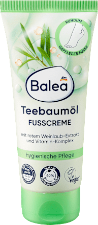 Fußcreme Teebaumöl  Balea