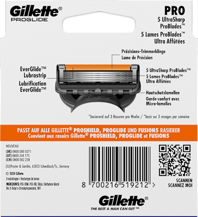 Rasierklingen, ProGlide Gillette