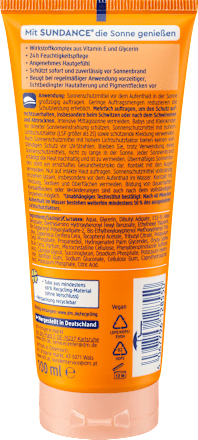 Sonnencreme mit tropischem Duft, island breeze, LSF 30 SUNDANCE