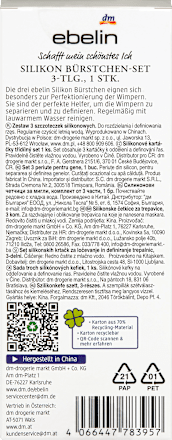 Silikon Wimpernbürstchen-Set 3tlg Let Your Dreams Blossom ebelin