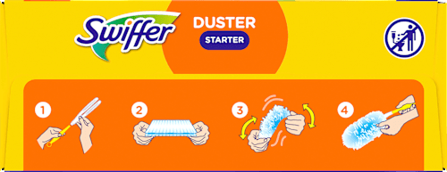 Staubmagnet Starterset (Griff + 3 Tücher)  Swiffer