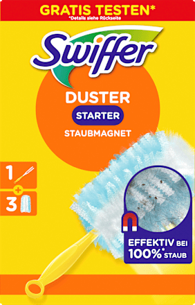 Staubmagnet Starterset (Griff + 3 Tücher)  Swiffer