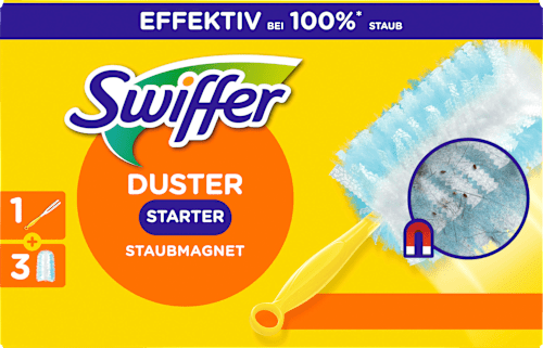 Staubmagnet Starterset (Griff + 3 Tücher)  Swiffer