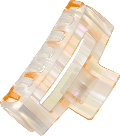 Haarklammer Acryl Streifen Langhaarmädchen