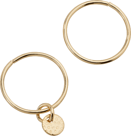 Haarpiercings Gold-Optik ebelin