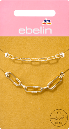 Armbänder Gliederketten, Gold-Optik ebelin