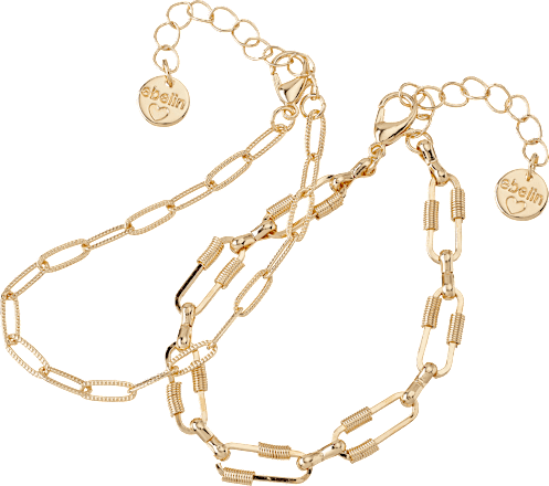 Armbänder Gliederketten, Gold-Optik ebelin