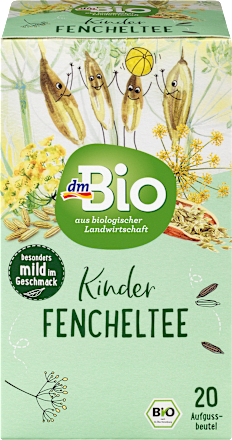 Kindertee, Fenchel (20 Beutel), ab 3 Jahren  dmBio