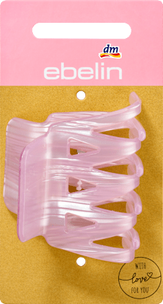 Haarklammer Acryl, flieder ebelin