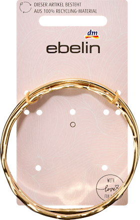 Armreife recycelt, Gold-Optik ebelin