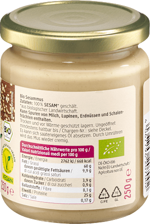 Bio szezám tahini dmBio