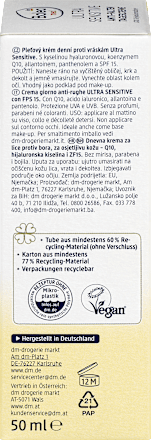 Gesichtscreme Ultra Sensitive Q10 LSF 15 Balea med