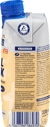 Meal Drink, Vanille Geschmack Sportness
