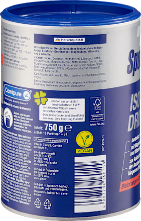 Iso Drink Pulver, Blutorangen Geschmack Sportness