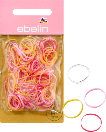 Mini-Haargummis bunt ebelin