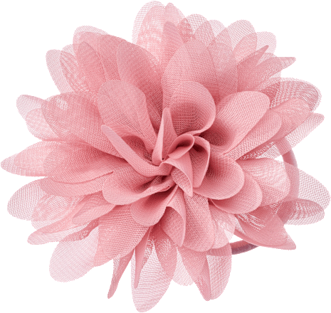 Haar- und Ansteckbrosche Blume rosa ebelin