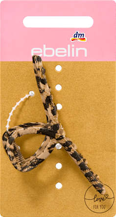 Haarklammer Loop Leo-Print ebelin