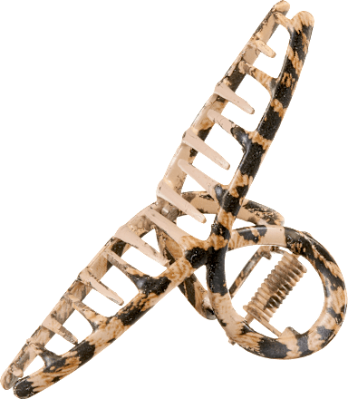 Haarklammer Loop Leo-Print ebelin