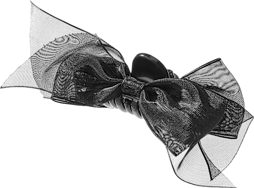 Haarklammer Schleife schwarz ebelin