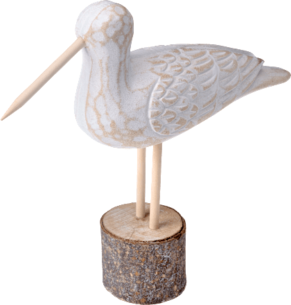 Holzaufsteller Möwe weiß (22 cm) Dekorieren & Einrichten