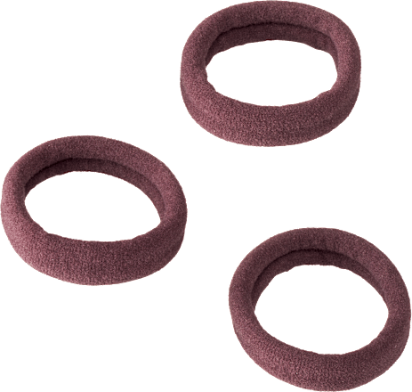 Haargummis weich braun ebelin