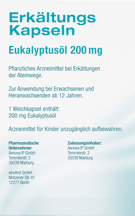 Erkältungs Kapseln sinulind