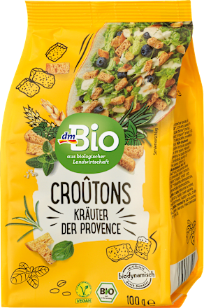 Crutoane cu plante aromatice dmBio