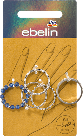 Ringe Silber-Optik ebelin