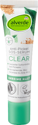Anti-Pickel-SOS-Serum Heilerde & Grüntee alverde NATURKOSMETIK