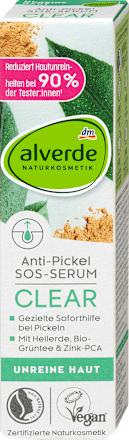 Anti-Pickel-SOS-Serum Heilerde & Grüntee alverde NATURKOSMETIK