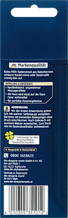 Borotvapamacs természetes sörtékkel Balea MEN