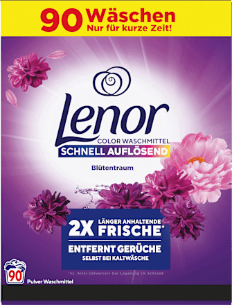Colorwaschmittel Pulver Blütentraum  Lenor