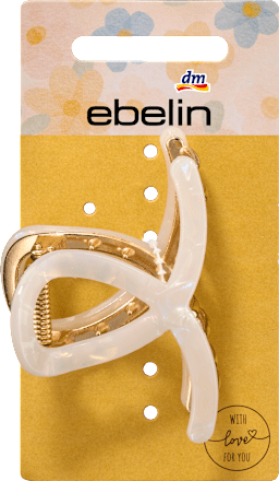 Haarklammer holografisch, Gold-Optik ebelin